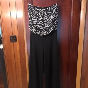 Zebra Top Jumpsuit